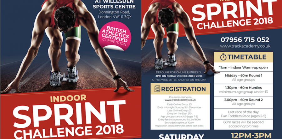 Track Academy Indoor Sprint Challenge 2018